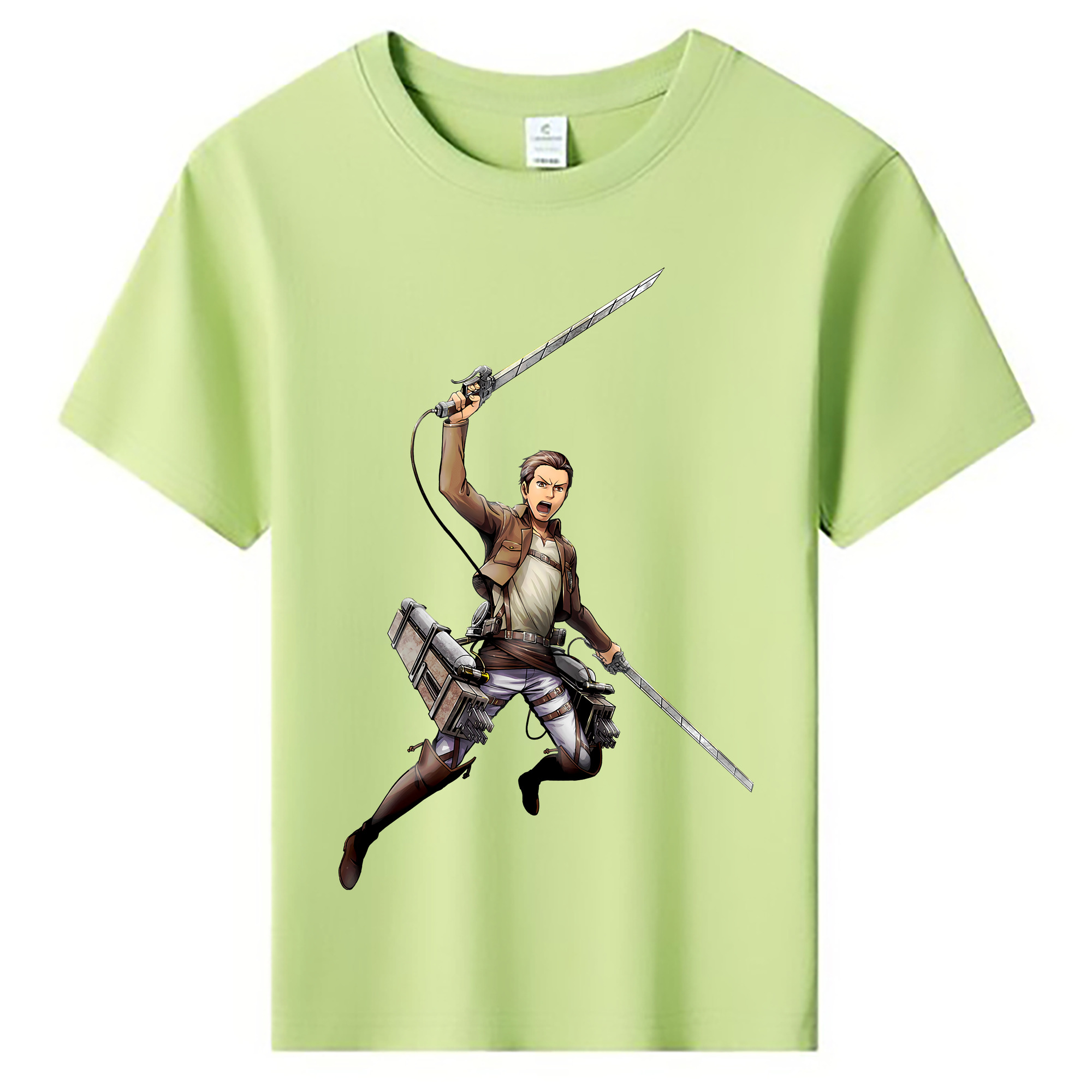 （画像用） 進撃の巨人 Attack on Titan 綿100％キッズTシャツ（フロントプリント）